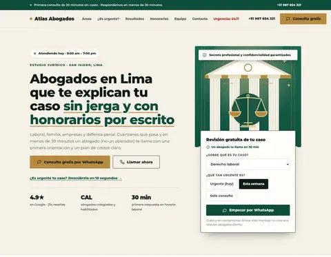 Plantilla Atlas Abogados Editorial