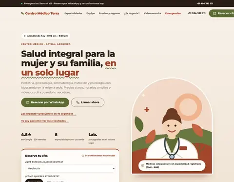 Plantilla Centro Médico Terra Natural