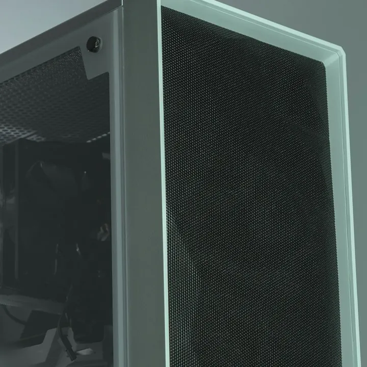 Case Mesh Aire gris: detalle 1