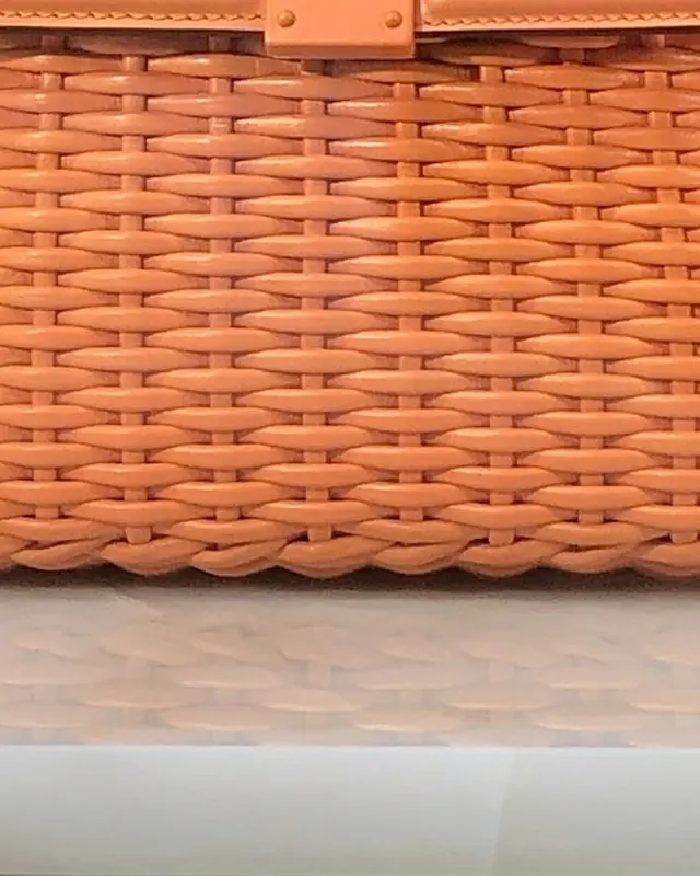 Bolso de mimbre Sol: detalle 1