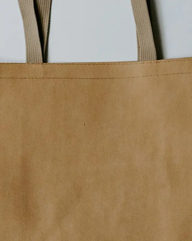 Tote de kraft reutilizable: detalle 1
